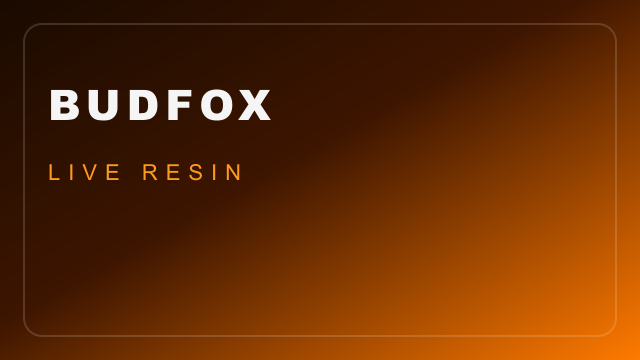 BudFox FULL LINEUP